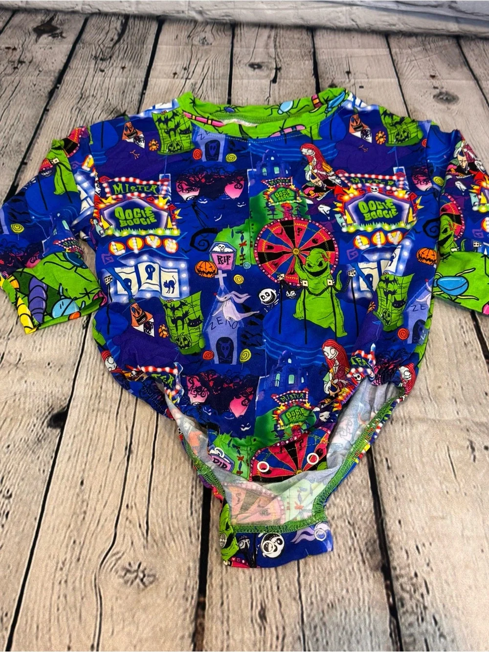 CoZco Nightmare Before Christmas Bamboo Bubble Romper
